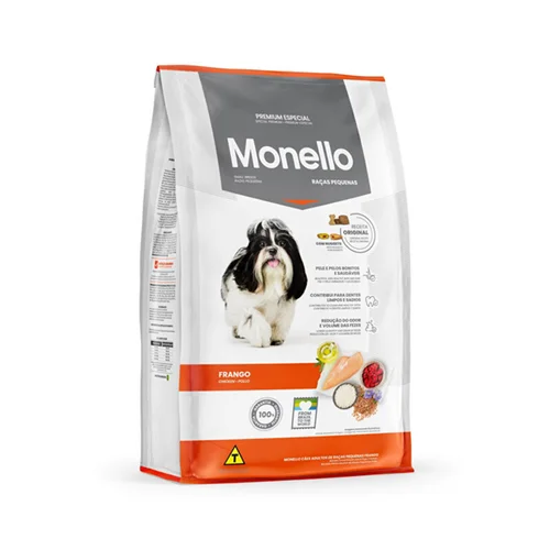 غذای خشک سگ بالغ نژاد کوچک با طعم مرغ مونلو Monello Chicken Dry Food for Adult Dogs Small Breeds وزن 1 کیلوگرم