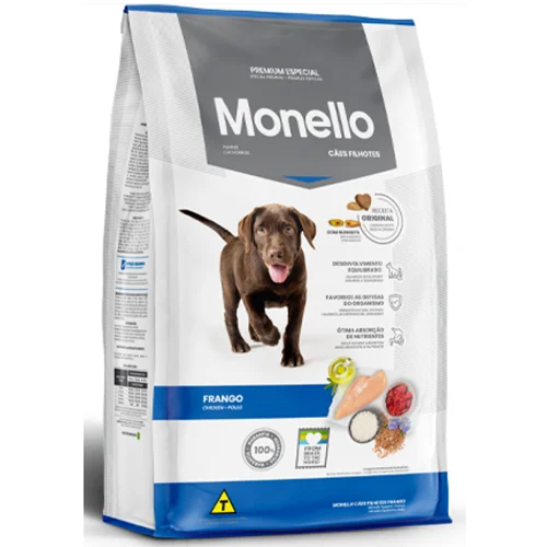 غذای خشک توله سگ مونلو مناسب تمامی نژادها Monello Puppy All Breeds وزن 1 کیلوگرم