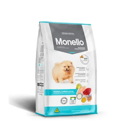غذای خشک توله سگ مونلو مناسب نژاد کوچک Monello MINI Puppy وزن 1 کیلوگرم