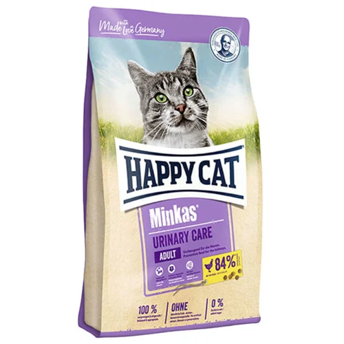 غذای خشک گربه مینکاس یورینری هپی کت Happy Cat Minkas Urinary Care وزن 10 کیلوگرم