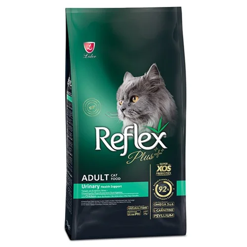 غذای خشک گربه یورینری رفلکس پلاس Reflex Plus Urinary وزن 1 کیلوگرم در زیپ کیپ